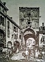 Ponte Molino tutt'altra vita . Disegno. P. Chevalier litografia Prosperini (Enzo Zaramella)